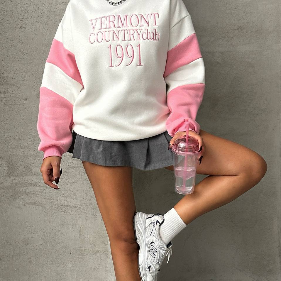 Vermont Country Club 1991 Sweatshirt - Yumuşak ve Sportif Şıklık 🌸