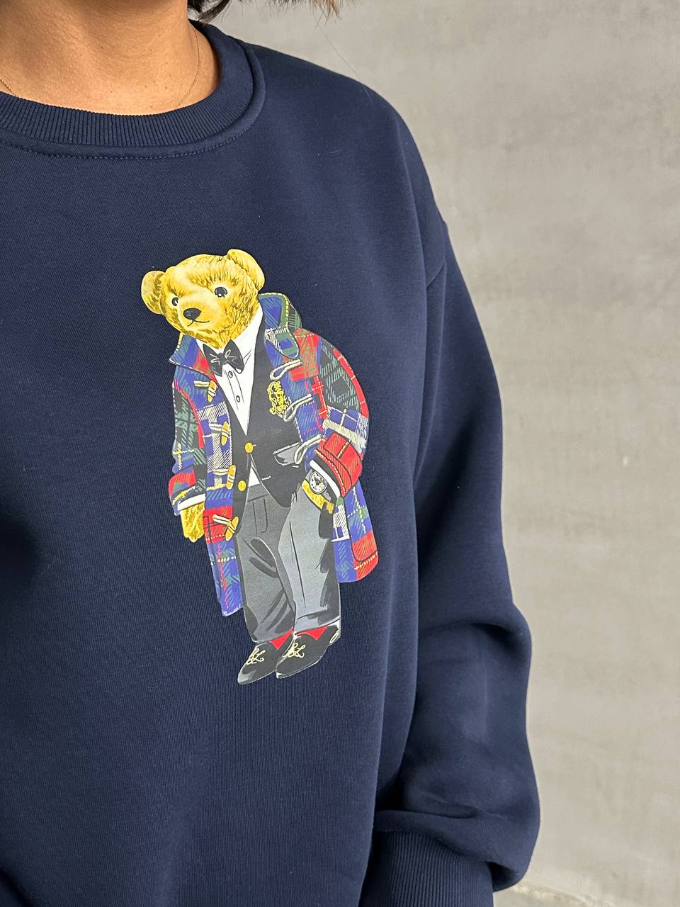 Eğlenceli Ayıcık Desenli Sweatshirt 🐻