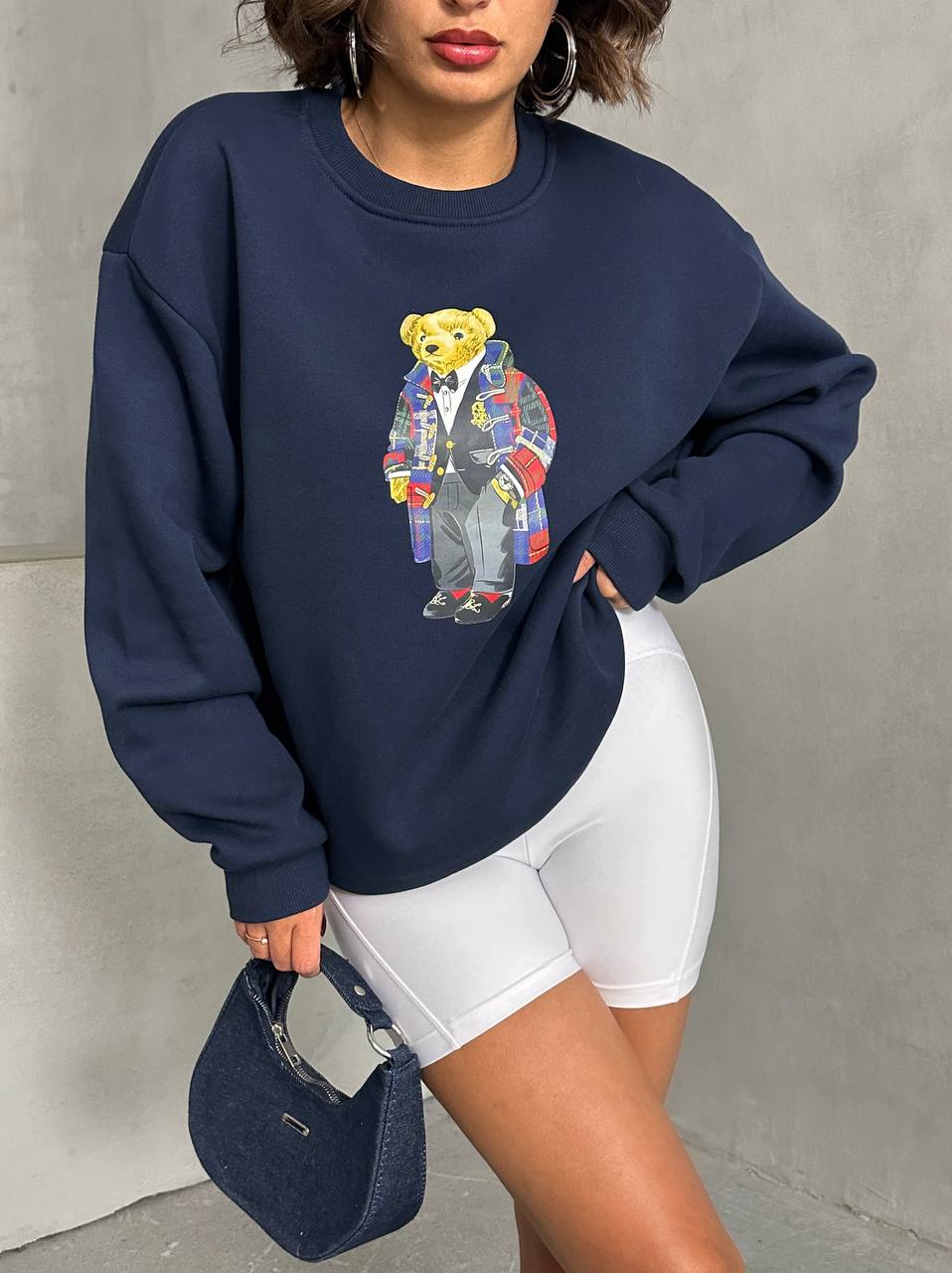 Eğlenceli Ayıcık Desenli Sweatshirt 🐻